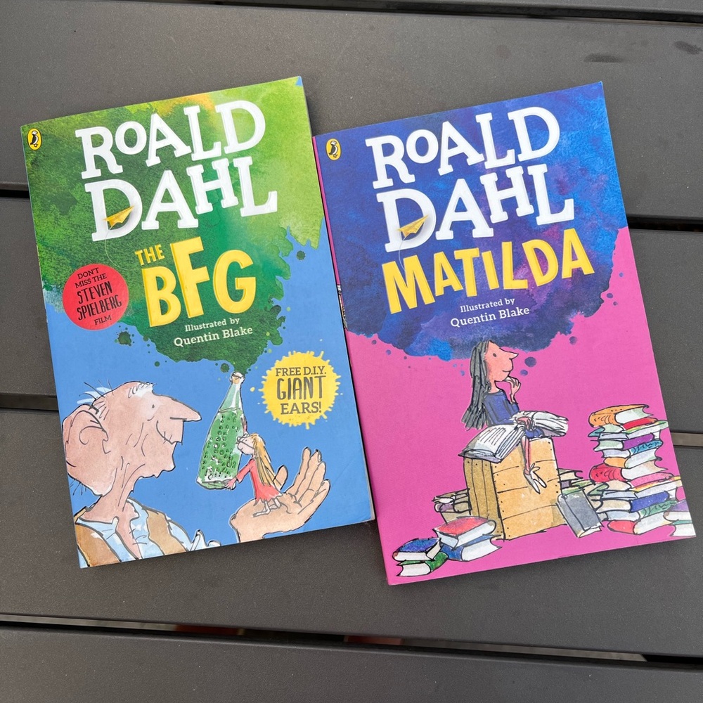 TWO CLASSIC ROALD DAHL SOFTCOVER NOVELS